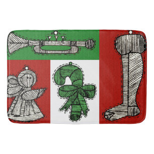 Tapis De Bain Ornements vintages