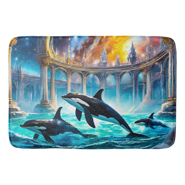 Tapis De Bain Orques en Galaxy Castle Design par Rich AMeN Gill (Devant)