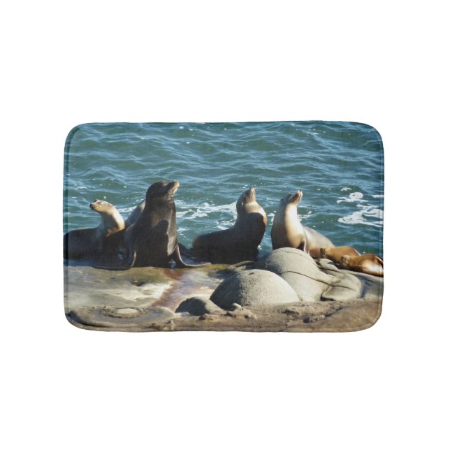 Tapis De Bain Otaries de San Diego (Devant)