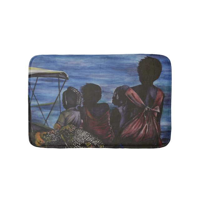 Tapis De Bain Où est papa ? Île Harbour (Devant)