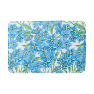 Tapis De Bain Oublie-moi pas un motif sans soudure