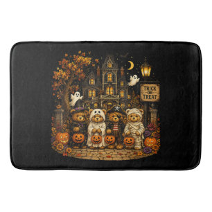 Tapis De Bain Ours des années 90 Halloween Trick or Treat Vintag