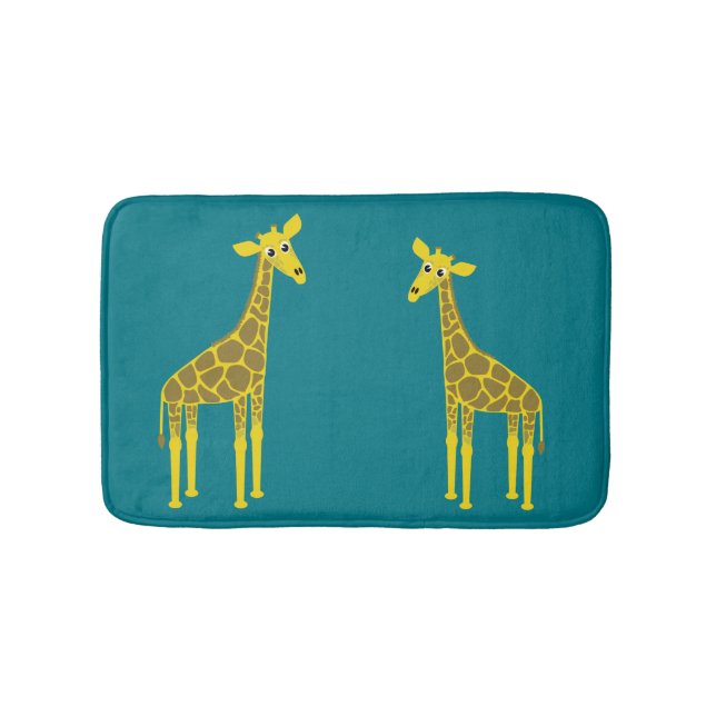 Tapis De Bain paire de girafes (Devant)