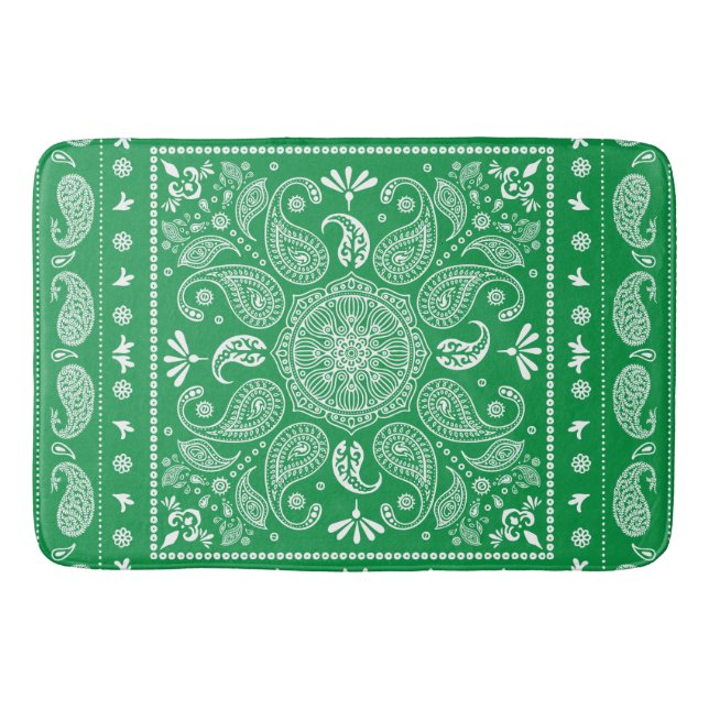 Tapis De Bain Paisley Motif-1 (Devant)