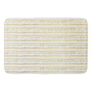 Tapis De Bain Paleo Hébreu Biblique Dire Gold Faux Foil