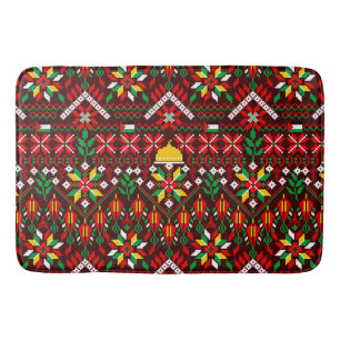 Tapis De Bain Palestine Tatreez Broderie traditionnelle