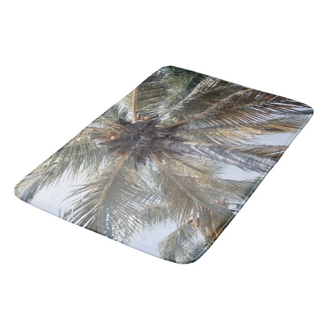 Tapis De Bain Palmier Chill Coconut Summer 1 (Angle)