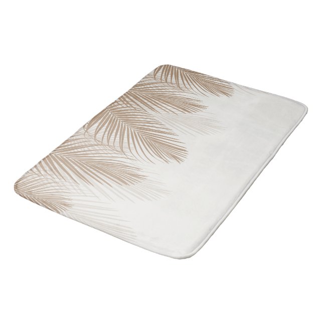 Tapis De Bain Palmier doux Feuille Finesse 1 #tropical #art (Angle)