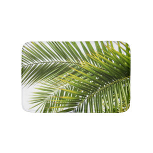 Tapis De Bain Palmier tropical feuille photo été floride paradis