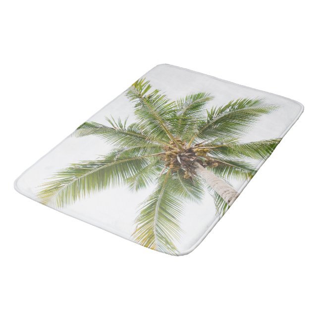 Tapis De Bain Palmiers Paradis des Caraïbes 4 (Angle)