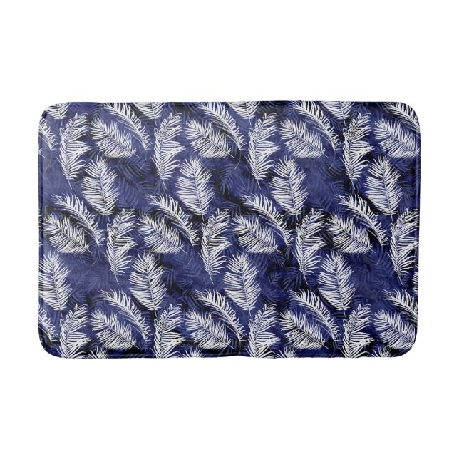 Tapis De Bain Palms d'Indigo (Devant)