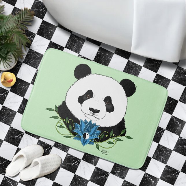 Tapis De Bain Panda Bear Lotus (Créateur téléchargé)