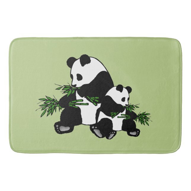 Tapis De Bain Panda en pleine croissance (Devant)