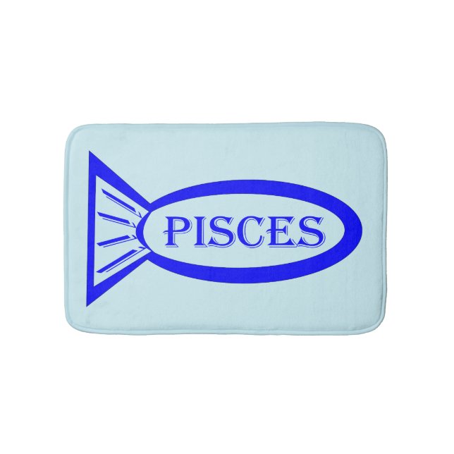 Tapis De Bain Panneau étoile Poissons Mat de bain (Devant)