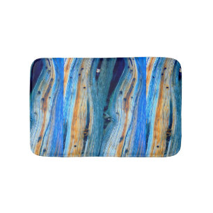 Tapis De Bain Panneaux patinés à grange bleue