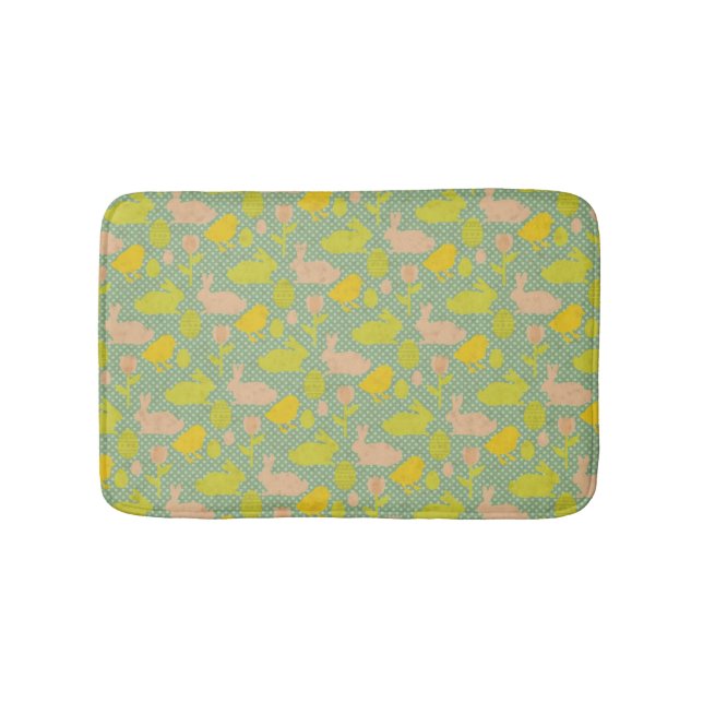 Tapis De Bain Papier peint de Pâques (Devant)