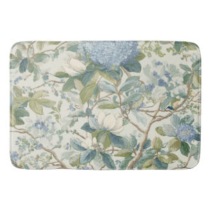 Tapis De Bain Papier peint Magnolia Little Willow Floral Coastal