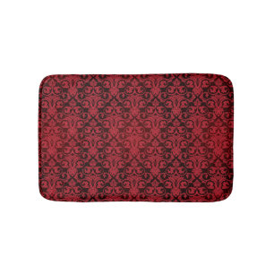 Tapis De Bain Papier peint rouge 2