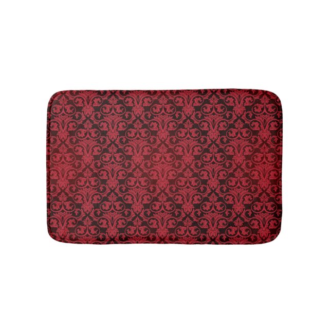 Tapis De Bain Papier peint rouge 2 (Devant)