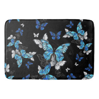 Tapis De Bain Papillon bleu