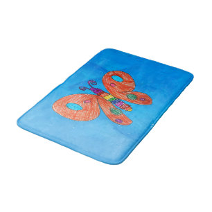 Tapis De Bain Papillon brillant