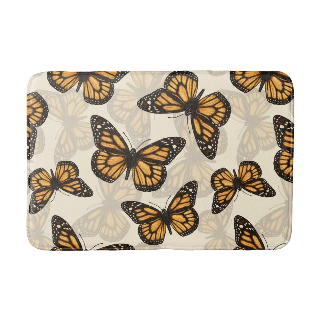 Tapis De Bain Papillon monarque (Devant)
