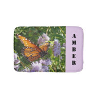 Papillon Monarque Belle Fleurs pourpres Animales