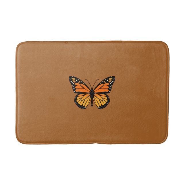 Tapis De Bain Papillon Monarque original (Devant)
