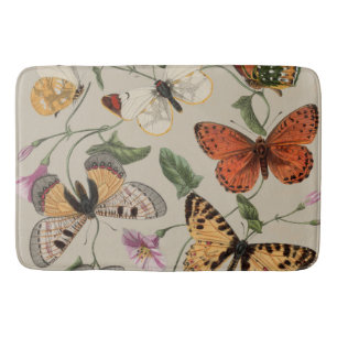 Tapis De Bain Papillon Moth Nature Collection Dessin