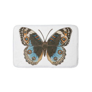 Tapis De Bain Papillon Pansy Bleu