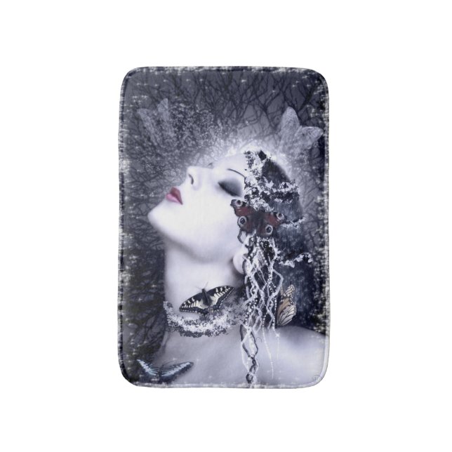 Tapis De Bain Papillon plat Art original (Devant (Vertical))
