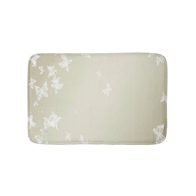 Tapis De Bain Papillons blancs (Devant)