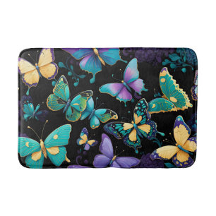 Tapis De Bain Papillons colorés