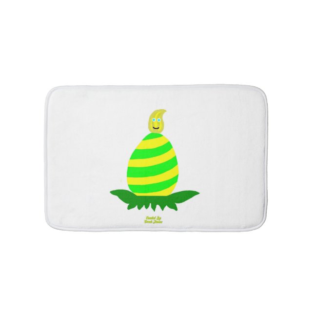 Tapis De Bain Pâques veut un petit bain (Devant)
