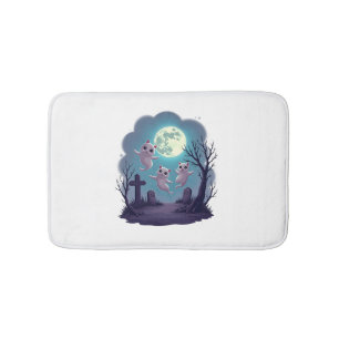 Tapis De Bain Parade de chat fantôme