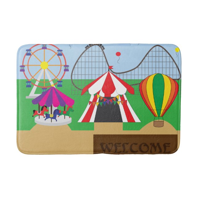 Tapis De Bain Parc d'attractions ou Parc à thème (Devant)