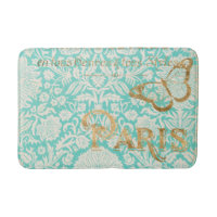Paris Gold Design vintage Avec Papillon