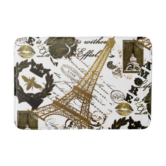 Tapis De Bain Paris : La Tour Eiffel (Devant)