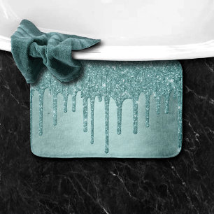 Tapis De Bain Parties scintillant de la pointe de dérive Aqua