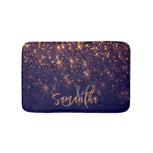 Tapis De Bain Parties scintillant dorée (Devant)