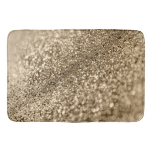 Tapis De Bain Parties scintillant Gold Bokeh #1 (Parties scintil