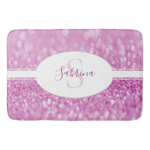 Tapis De Bain Parties scintillant Magenta Personnaliser le bain 