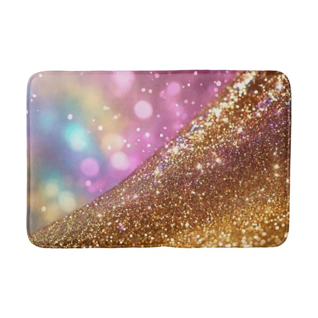 Tapis De Bain Parties scintillant Opal Collection Holographique  (Devant)