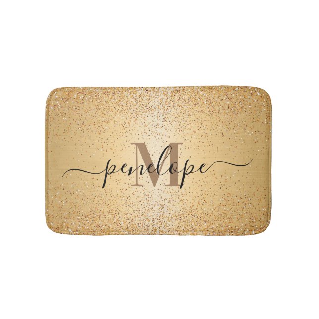 Tapis De Bain Parties scintillant or (Devant)