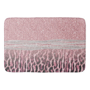 Tapis De Bain Parties scintillant poster de animal Chic Girly Ro