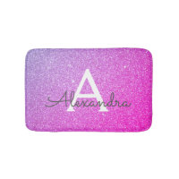 Parties scintillant rose violet Étincelle Monogram