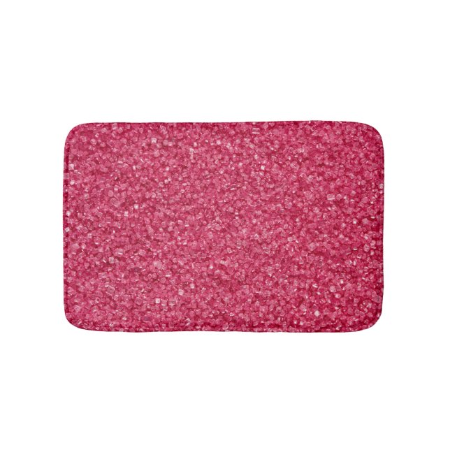 Tapis De Bain Parties scintillant Rouge Et Blanc Brillant (Devant)