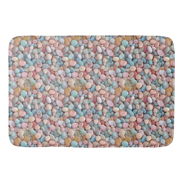 Tapis De Bain Pastel Pebbles Bain Mat (Devant)
