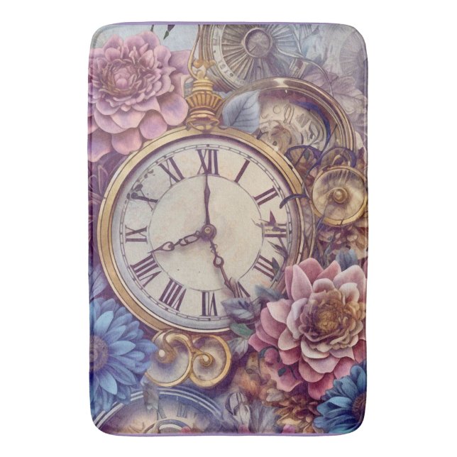 Tapis De Bain Pastel Steampunk Bath Mat (devant Vertical)