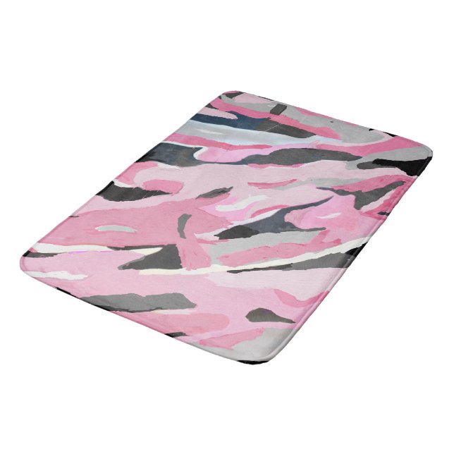 Tapis De Bain Pastels abstraits (Angle)